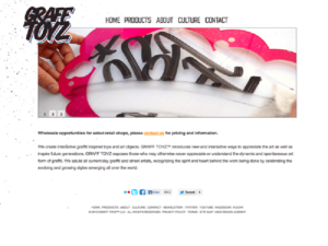 Website design that is fully responsive for Graff Toyz
