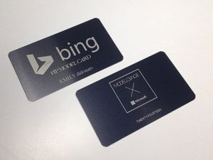 Bing business cards